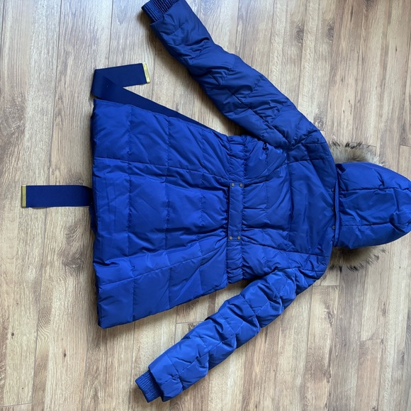 Blue mango belted jacket - Picture 7 of 7